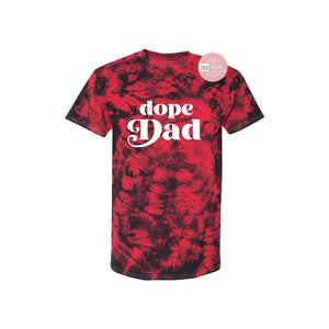 Dope Dad Crystal Tie Dye shirt Father's Day shirts