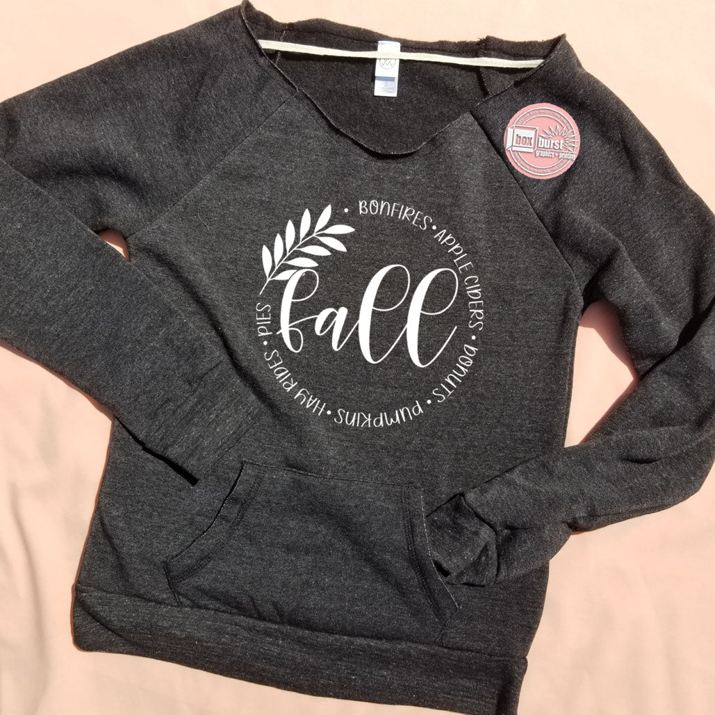 Fall Minimal Off shoulder Sweater