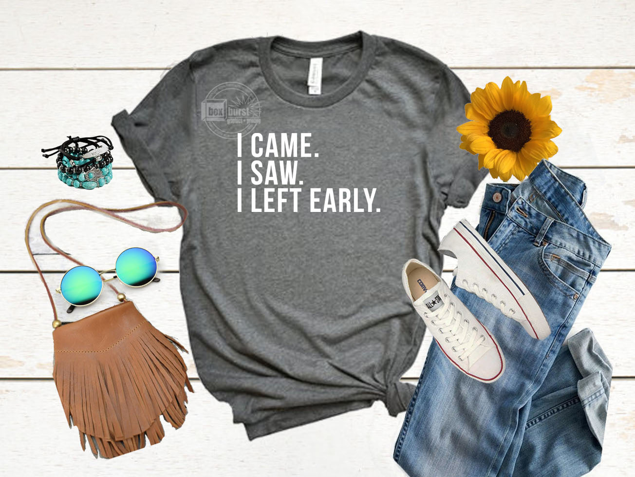 I came I saw I left Early |  Everyday T-shirts  Traveling Shirts | Travel shirt | Late Shirts |