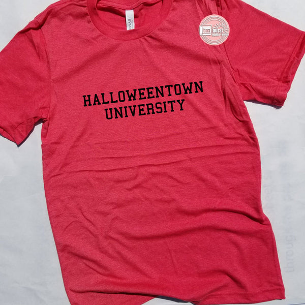 Halloween Town University unisex bella tee