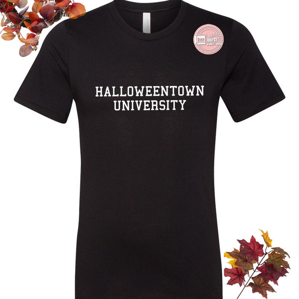 Halloween Town University unisex bella tee