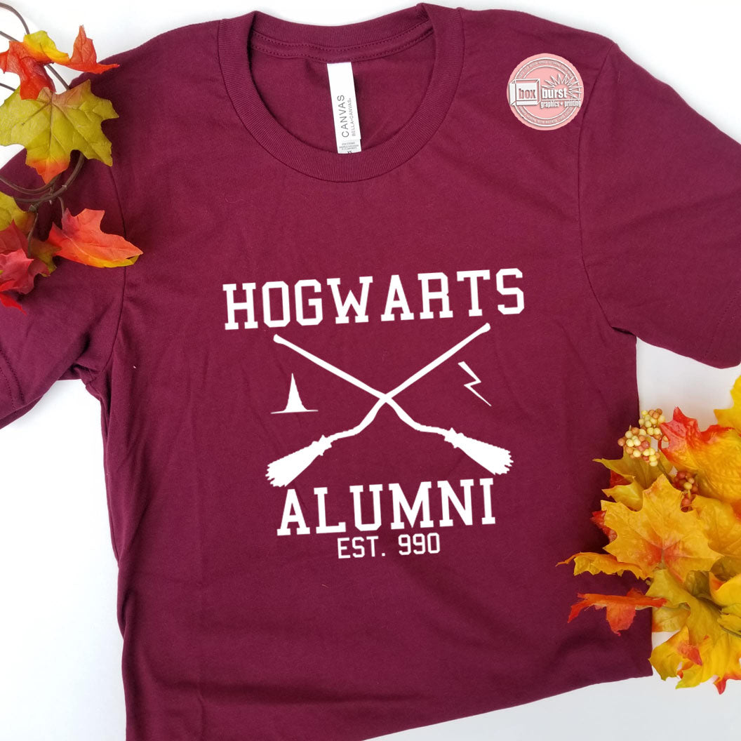Hogwarts Alumni unisex bella tee