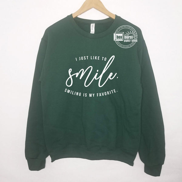 Elf I just like to smile, smiling is my favorite christmas sweater