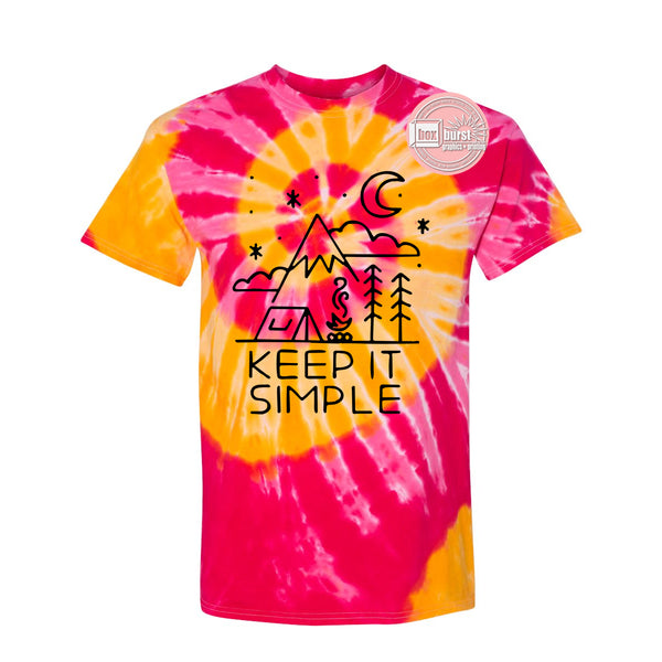 Keep it simple Typhoon Tie Dye Shirt unisex