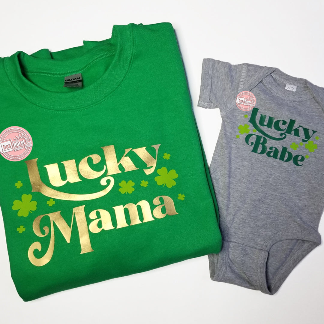 Lucky Babe Shirt two color - infant, toddler, and youth sizes