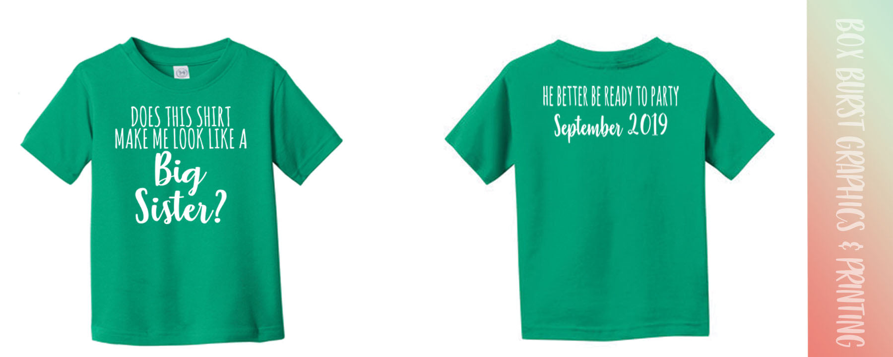 Big Sister Announcement shirt - custom order - LH