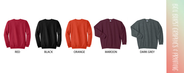 Flannels, hayrides, pumpkins.. fall crew neck sweater