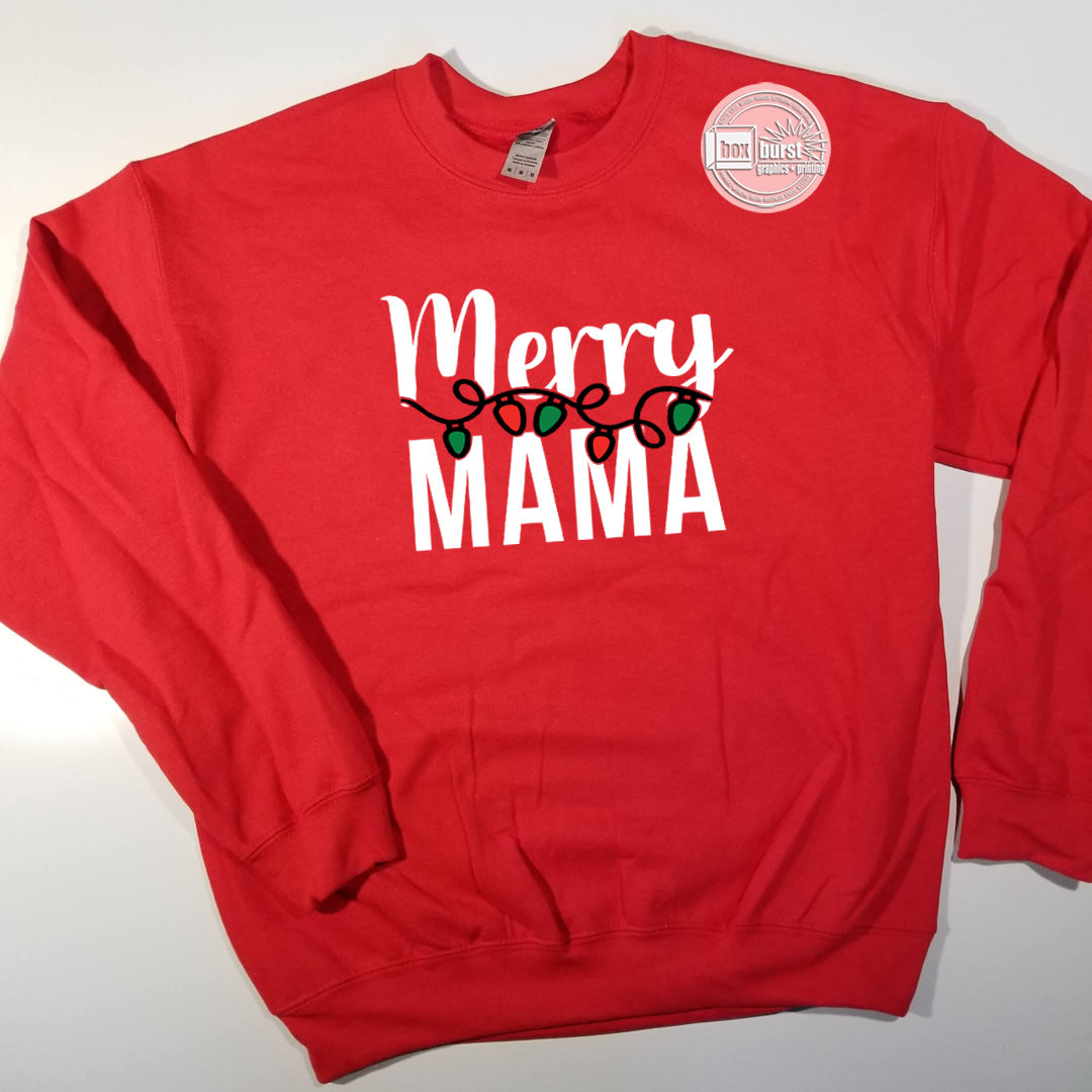 Merry Mama unisex crew neck sweat shirt