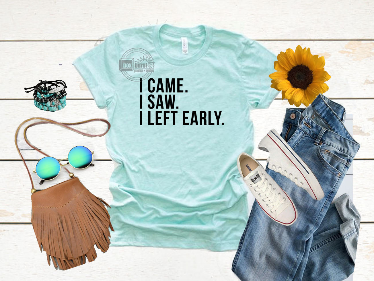I came I saw I left Early |  Everyday T-shirts  Traveling Shirts | Travel shirt | Late Shirts |