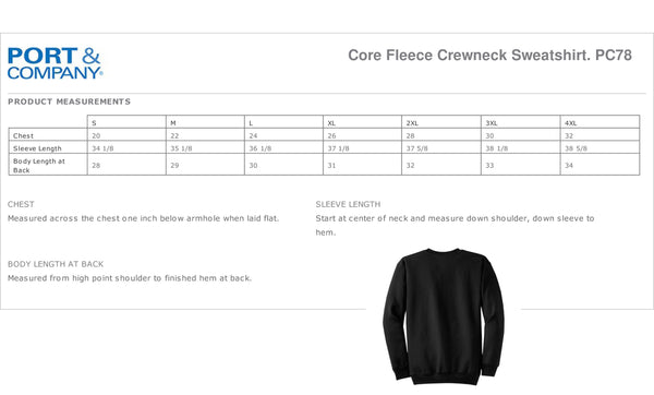 Vampire bite Adult crew neck fleece lined sweater