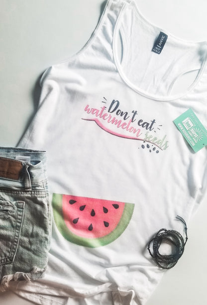 Don't eat the watermelon seeds pregnancy tank top