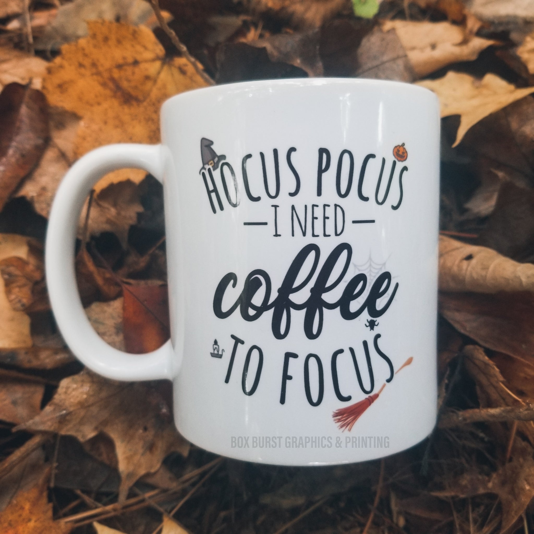 hocus pocus i need coffee to focus 11 oz coffee mug