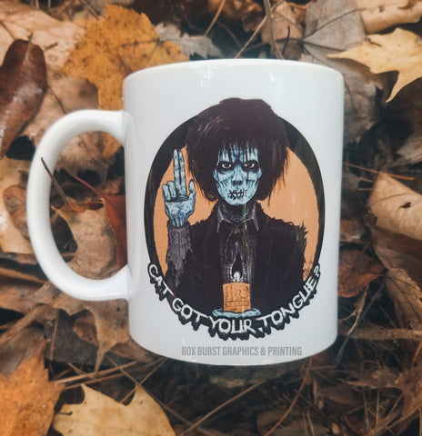 hocus pocus cat got your tongue 11 oz coffee mug