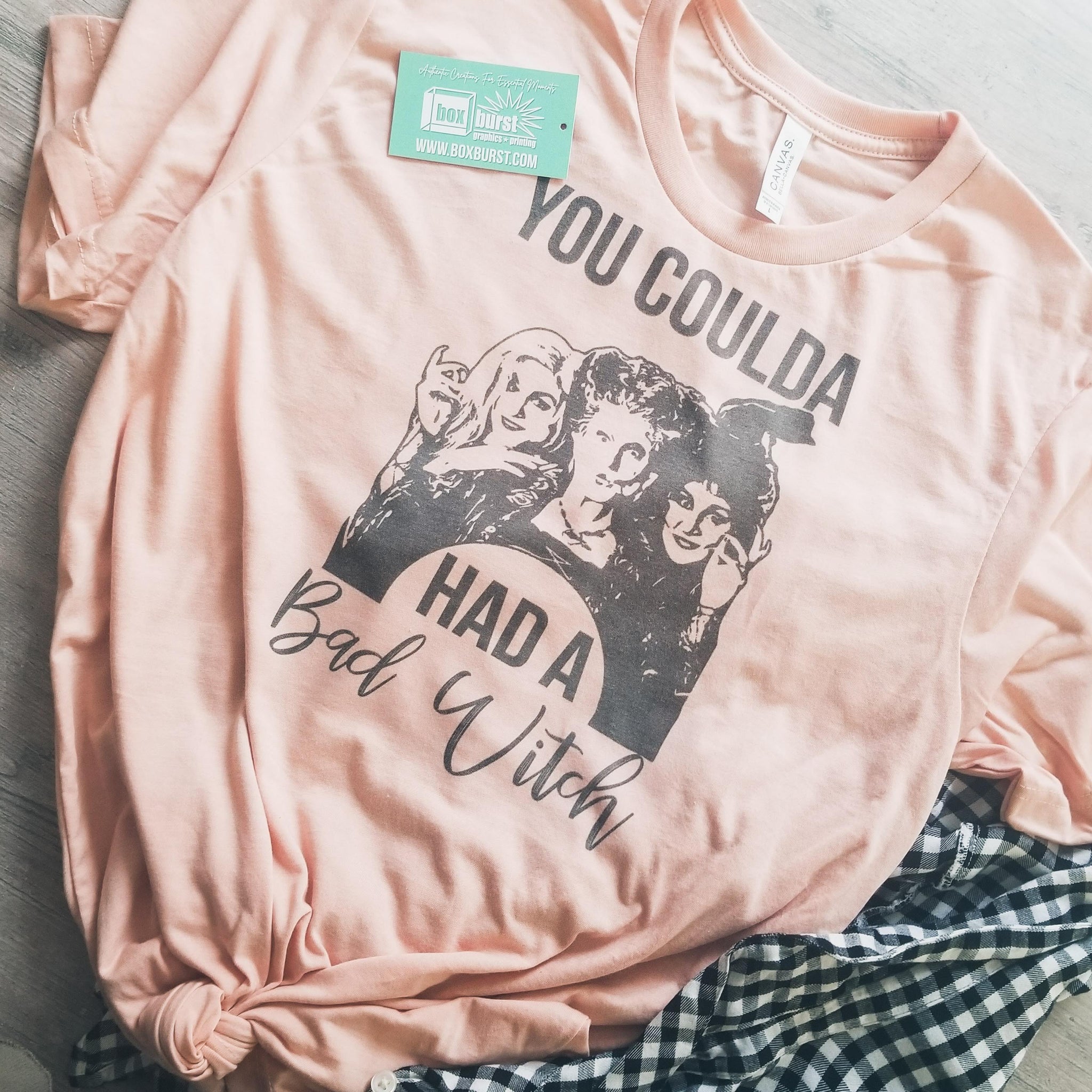 You coulda had a bad witch bella canvas tee ink print