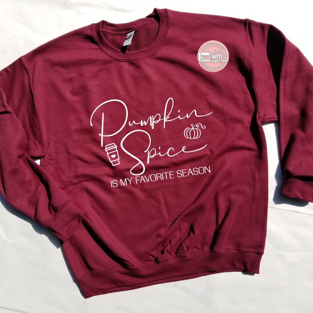 Pumpkin Spice is my favorite season unisex crew neck sweat shirt