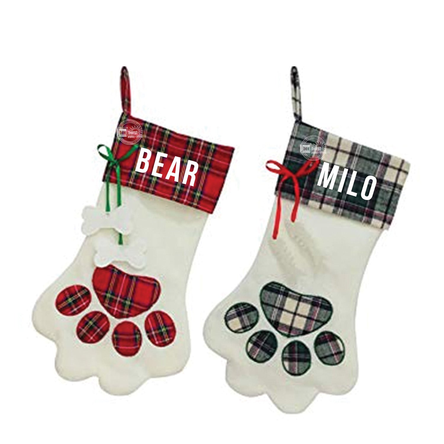 Pet stockings personalized
