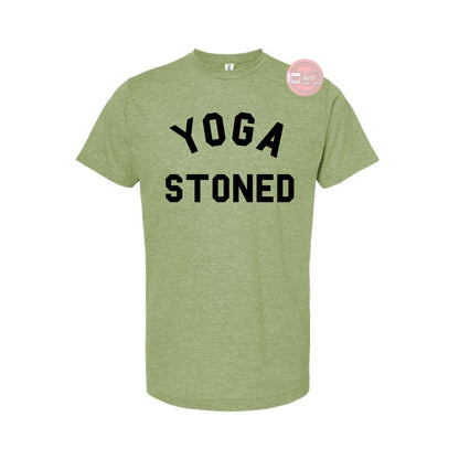 Yoga Stoned t shirt vintage unisex adult