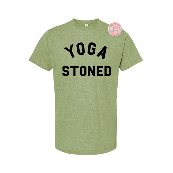 Yoga Stoned t shirt vintage unisex adult
