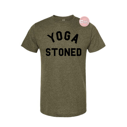 Yoga Stoned t shirt vintage unisex adult