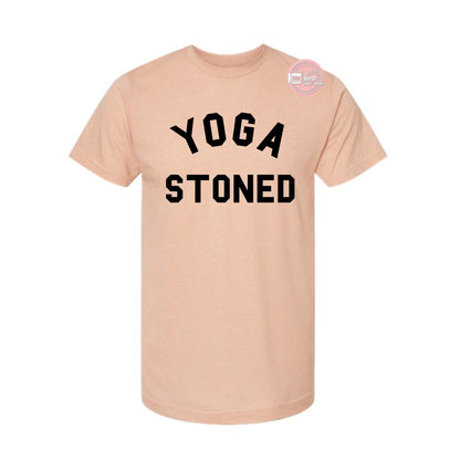 Yoga Stoned t shirt vintage unisex adult