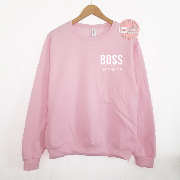 Boss Babe crew neck sweater