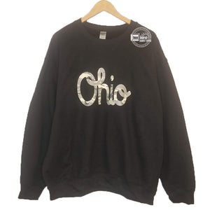 Ohio Camo Fleece lined sweater unisex