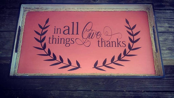 Give Thanks Cut File Thanksgiving Decorations Thankful Cut Ready