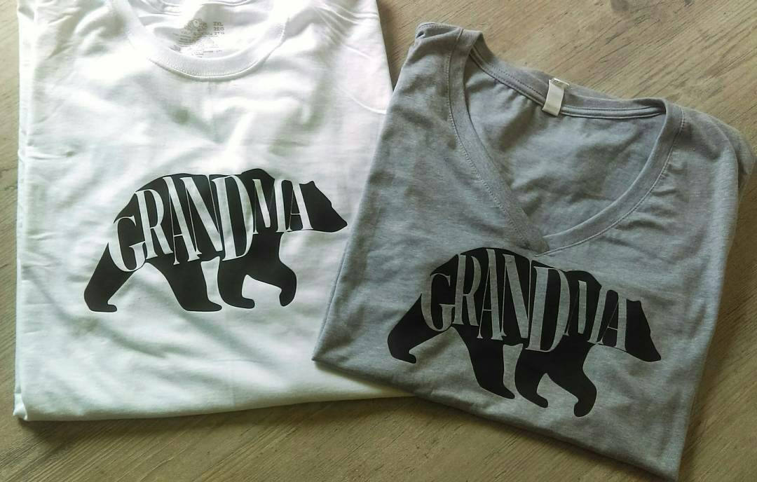 Grandma bear T-shirt or V-neck Available
