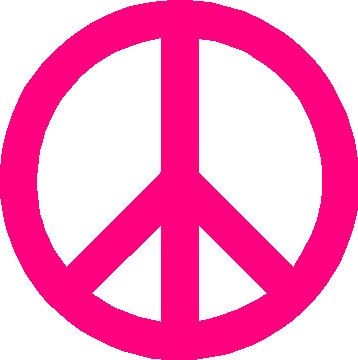 Peace Sign Hippie Love Car Decal Phone decal personal decal sticker wall decal window decal