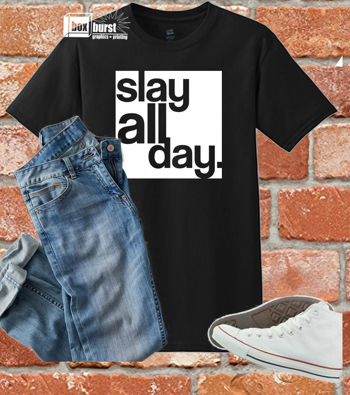 slay all day boss babe cute mom shirt yoga shirt unisex t shirt FREE SHIP