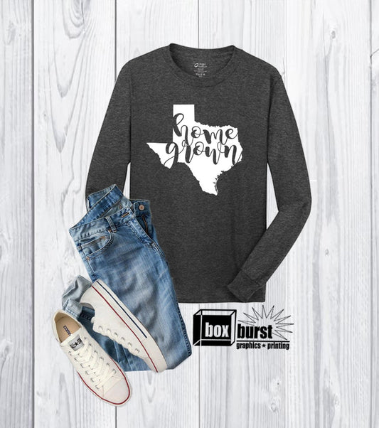 Texas shirt | Texas home shirt | Texas Home grown shirt | Long sleeve shirt | Texas long sleeve shirt | home shirt | free shipping