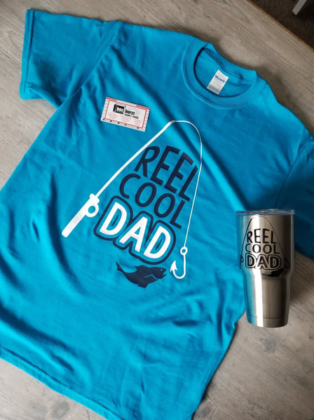 Dad Fishing Shirt | Reel Cool Dad | Fishing Dad | Gifts for Dads | Fathers Day Gift | Fishing | Real Cool Dad | t shirt |