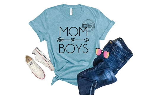 Mom of Boys bella unisex t shirt mothers day shirts