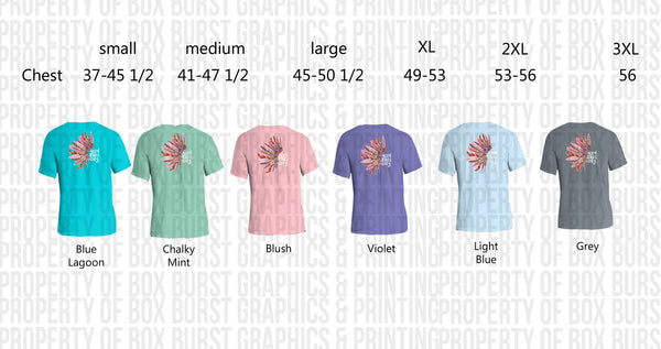 Good Vibes Only Full color print Short sleeve pocket tee