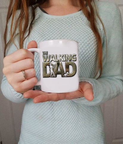 Fathers Day Mugs The Walking DAD 2 sided print