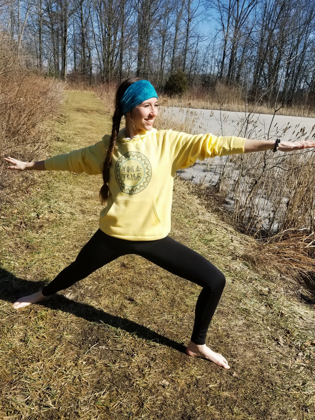 Yoga Tribe unisex fleece hoodie